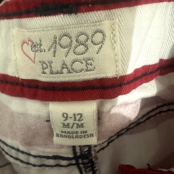 Children Place Baby Girl American Flag Overalls Dress Romper 6 9 Months 4th July - Picture 8 of 8